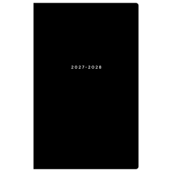 2027 Black Monthly Reference Notes Bookbound (2-Year) 5x8