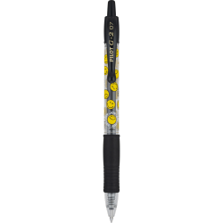 Pilot G2 | SmileyWorld Gel Pen, Fine Point, 0.7mm, Transparent Barrel, Black Ink, Single Pen