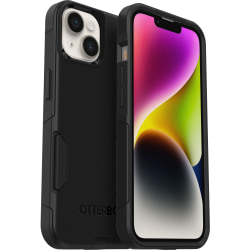 OtterBox iPhone 14 Commuter Series Antimicrobial Case - For Apple iPhone 14, iPhone 13 Smartphone - Black - Bump Resistant, Dirt Resistant, Bacterial Resistant, Dust Resistant, Drop Resistant - Polycarbonate, Plastic, Synthetic Rubber - 1