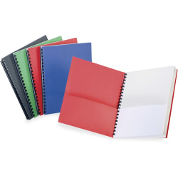 TOPS Letter Pocket Folder - 8 1/2" x 11" - 200 Sheet Capacity - 8 Internal Pocket(s) - Paper, Plastic - White, Assorted - 1 Each