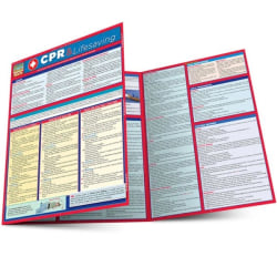 QuickStudy Guide, CPR & Lifesaving, Total Qty 1