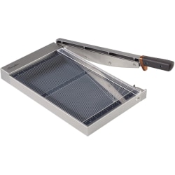 Swingline® ClassicCut Guillotine Trimmer With EdgeGlow, 25"H x 14-1/8"W x 4-5/8"D, Silver