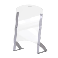 Rosseto Serving Solutions Connectable Buffet Sneeze Guard, 35-3/4"H x 24"W, 8-1/2" Pass-Through, Clear