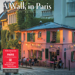 2025 Willow Creek Press Scenic Monthly Wall Calendar, 12" x 12", Walk in Paris, January To December, 41222