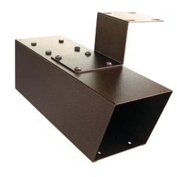 Mail Boss™ Locking Mailbox With Newspaper Holder, 17 1/2"H x 6"W x 6"D, Bronze