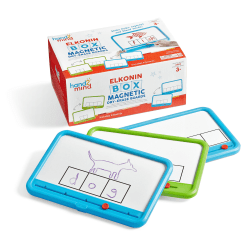 Hand2Mind Elkonin Box Magnetic Dry-Erase Board Set