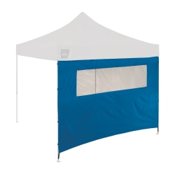 Ergodyne SHAX 6195 Pop-Up Tent Sidewall With Mesh Window, 10' x 10', Blue, Total Qty 1