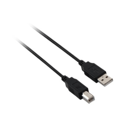 V7 V7N2USB2AB-16F USB Cable Adapter - 16 ft USB Data Transfer Cable for Digital Camera, Printer, Scanner, Portable Hard Drive, Flash Drive, Network Adapter, Media Player, Computer - First End: 1 x Type A Male USB - Second End: 1 x Type B Male USB
