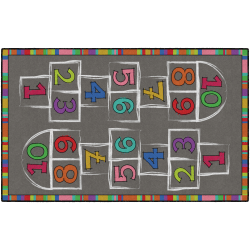 Flagship Carpets Hopscotch Area Rug, 5'H x 8'W