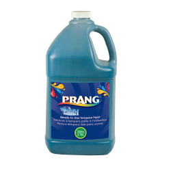 Prang Washable Paint, 128 Oz, Turquoise Blue