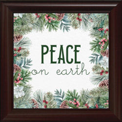 Timeless Frames® Holiday Art, 12" x 12", Peace On Earth