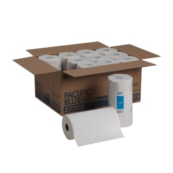 Pacific Blue Select® by GP PRO, 2-Ply, Perforated Paper Towels, White, 12 Rolls Per Case, 250 Sheets Per Roll
