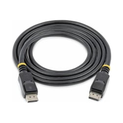 StarTech.com 50cm (1ft) DisplayPort 1.2 Cable, 4K x 2K UHD VESA Certified DisplayPort Cable, DP Cable/Cord - DISPL50CM