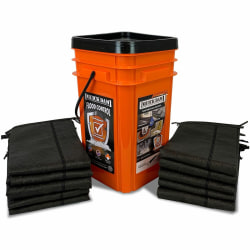 Quick Dam Grab & Go Flood Control Kit, 3.5"H, Black, 10 / Carton