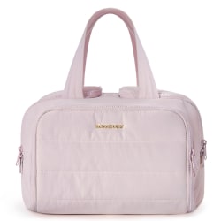 BAGSMART Polyester Zora Spacesaver 4-In-1 Multi-Functional Toiletry Bag, 8-5/16"H x 11-13/16"W x 7-5/16"D, Pink