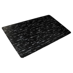 Office Depot® Brand K-Marble Foot Anti-Fatigue Mat, 36" x 60", Black/White
