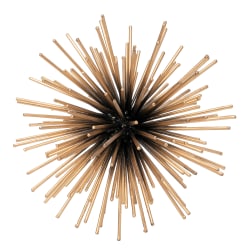 Anji Mountain Small Burst, 4"H x 4"W x 4"D, Gold