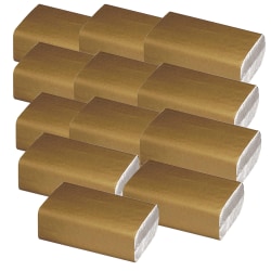 SKILCRAFT® C-Fold 1-Ply Paper Towels, 100% Recycled, 200 Sheets Per Roll, Pack Of 12 Rolls (AbilityOne 8540-01-494-0909)