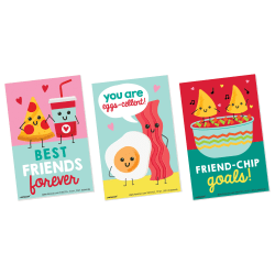 Amscan Valentine’s Day Notepads, Characters, Paper, 2-1/4" x 3-1/2", Multicolor, 12 Notepads Per Pack, Set Of 5 Packs