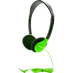 Hamilton Buhl Personal On-Ear Stereo Headphone, GREEN - Stereo - Mini-phone (3.5mm) - Wired - 32 Ohm - HA2GRN
