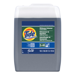 Tide® Professional™ Whiteness Enhancer Laundry Additive, 5 gal, Closed-Loop Container