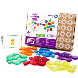 Roylco STEAM Light Learning Rocks And Play Guide, Multicolor, Grade K To 3