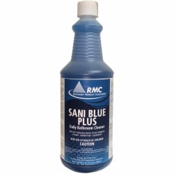 RMC Sani Blue Plus Bathroom Cleaner - Ready-To-Use - 32 fl oz (1 quart) - 11 pH - Disinfectant, Deodorize, Bactericide, Virucidal, Fungicide