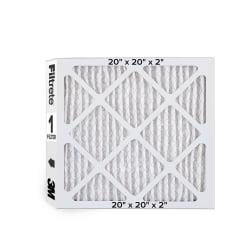 Filtrete™ 20 x 20 x 2 Air Filter, Merv 8, Premium Allergen, 3 Month Pleated 2 Inch Electrostatic Air Filters, 12 HVAC Filter