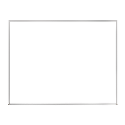 Ghent M2 Non-Magnetic Dry-Erase Whiteboard, 36" x 46 1/2", Satin Aluminum Frame