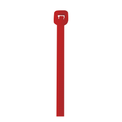 Partners Brand Colored Cable Ties, 50 Lb, 11", Red, Case Of 1,000 Ties