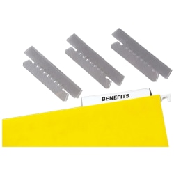 SKILCRAFT® Hanging File Folder Tabs, 1/3 Cut, Pack of 25