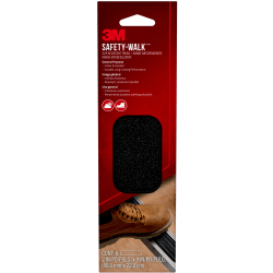 3M™ Safety-Walk 610 Series Slip-Resistant General-Purpose Tape And Tread, Black, Pack Of 6 Strips