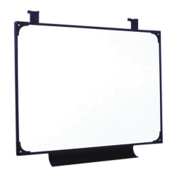 SKILCRAFT® Melamine Dry-Erase Marker Whiteboard, 29" x 38 1/2", Plastic Frame With Black Finish (AbilityOne 7520 01 454 5704)