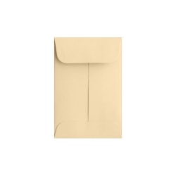 LUX Coin Envelopes, #1, Gummed Seal, Nude, Pack Of 1,000