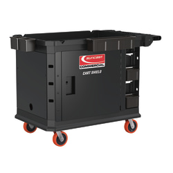 Suncast Commercial Utility Cart Shield, Black, PUCCS2645