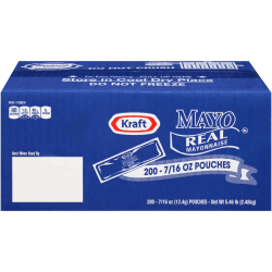 Kraft Foods Real Mayonnaise Packets, Pack Of 200 Packets