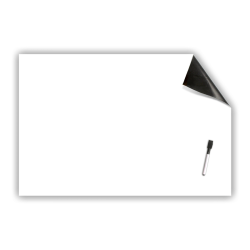 Flipside Products Dry Erase Stickables With Dry Erase Marker, 24" x 36"