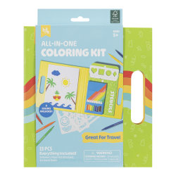 Little Yellow Bicycle All-in-One Coloring Kit! Packed with everything kids need  - 44429