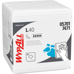 Kimberly-Clark Professional™ Wipers Wypall™ L40, Box Of 18 Packs, 56 Towels per Pack, 1008 Towels per Carton Total
