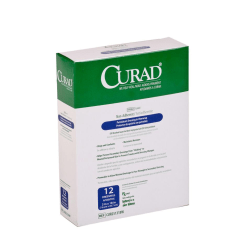 CURAD® Sterile Overwrap Petrolatum Gauze, 3" x 18", White, Pack Of 72