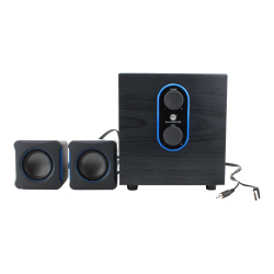 GOgroove SonaVERSE LBr - Speaker system - for PC - 2.1-channel - USB - 11 Watt (total)