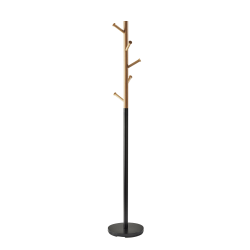 Adesso® Arbor Coat Rack, 69"H x 12"W x 12"D, Black