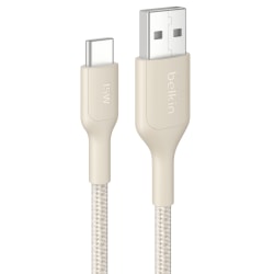 Belkin BoostCharge Pro 15W USB-A To USB-C Cable, Sand