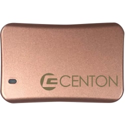 Centon Dash Series External USB-C Solid State Drive, 500GB, Rose Gold