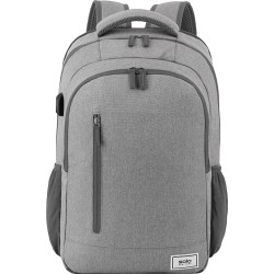 Solo New York ReDefine UBN708-10 Laptop Backpack With 15.6" Laptop Pocket, 51% Recycled, Gray