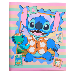 Innovative Designs Licensed Poly Folder, 3 Prongs, 2-Pockets, 11.62" x 9.5", Disney Lilo Stitch, Quantity 1