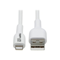 Tripp Lite Safe-IT USB-A to Lightning Sync/Charge Cable Antibacterial 2M - White