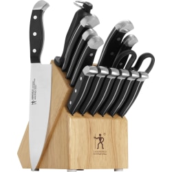 Henckels Statement 15-Piece Knife Block Set, 8-3/4" x 5-1/4", Natural