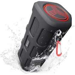 TREBLAB FX100-Extreme Bluetooth Speaker- Rugged for Outdoors,Shockproof,Waterproof, Built-In Power Bank, HD Audio w/ Deep Bass - 80 Hz to 20 kHz - 360 Circle Sound, Surround Sound, TrueWireless Stereo - Battery Rechargeable - USB