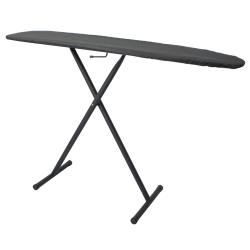 Hospitality 1 Source Ironing Boards, Basic, 36"H x 14"W x 53"D, Charcoal Cover/Black Frame, Pack Of 4 Boards